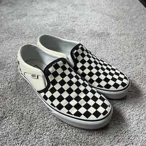 Checkered Slip-On Vans